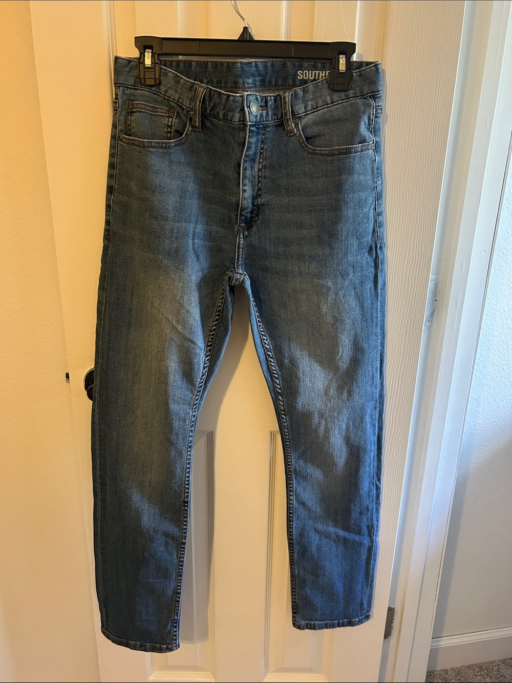Southern Tide Slim Straight Mid Blue Jeans